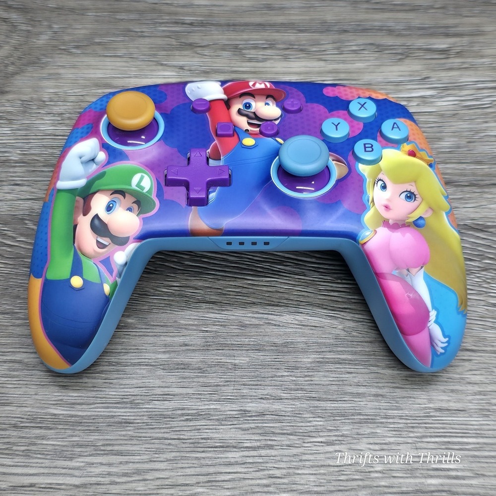 PowerA Enhanced Wireless Controller - Nintendo Switch 1 & 2 - Mario Color Splash - Picture 10 of 16